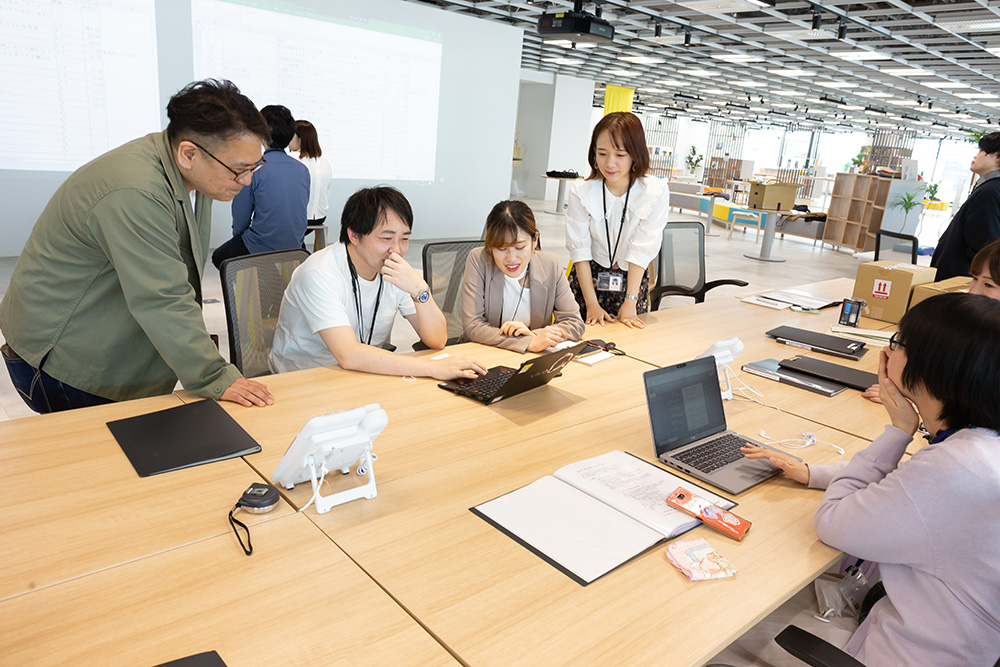 お客様企業と真摯に向き合っています