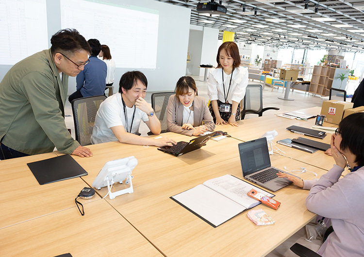 お客様企業と真摯に向き合っています