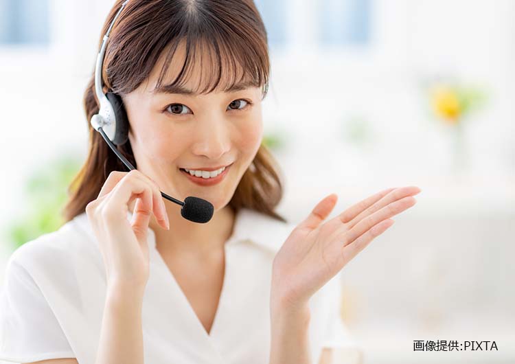 ◎笑顔の女性
