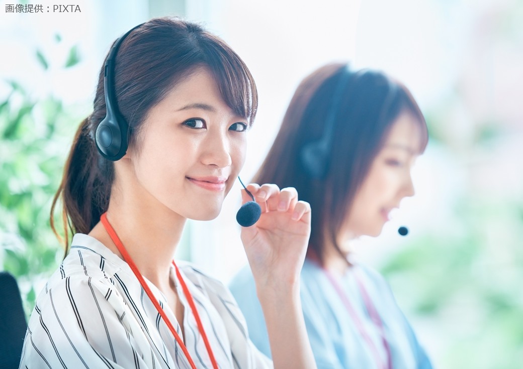 ◎笑顔の女性2人