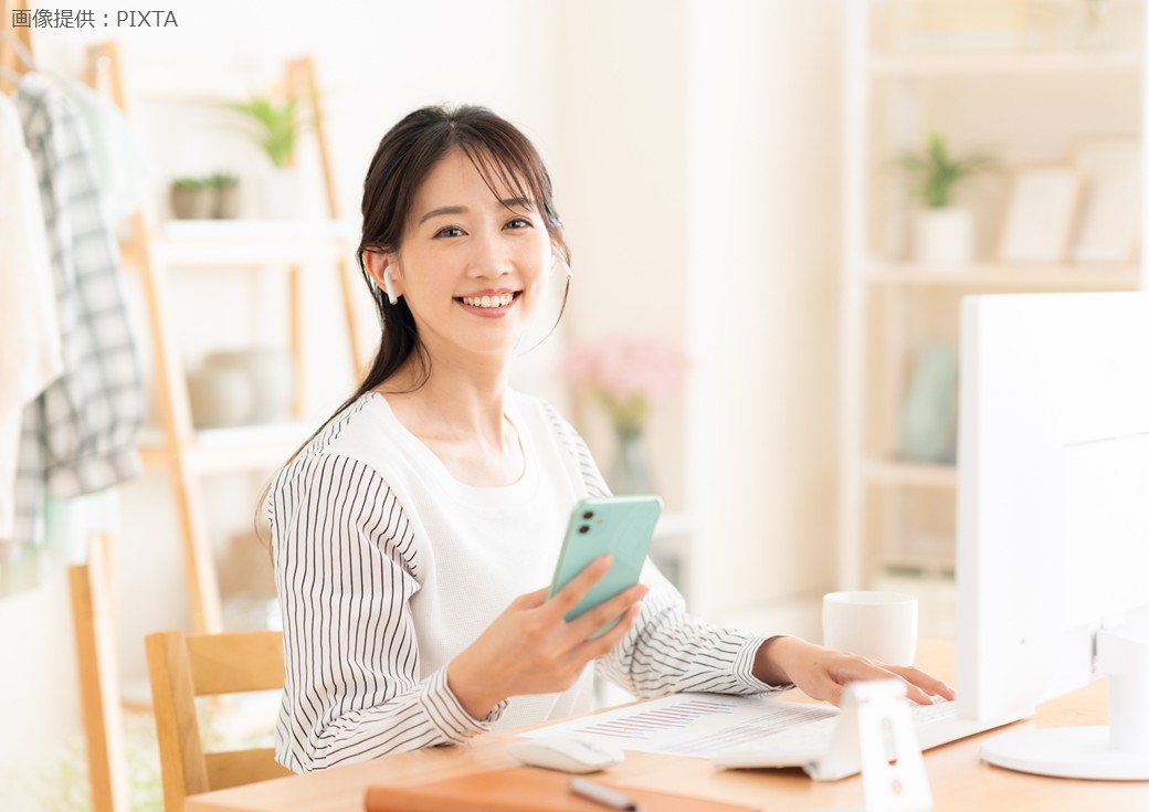 ◎笑顔の女性