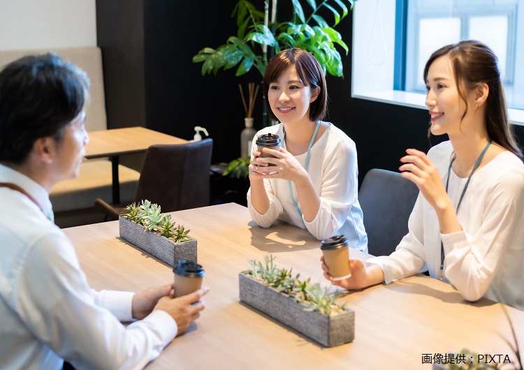 ◎女性2名男性1名