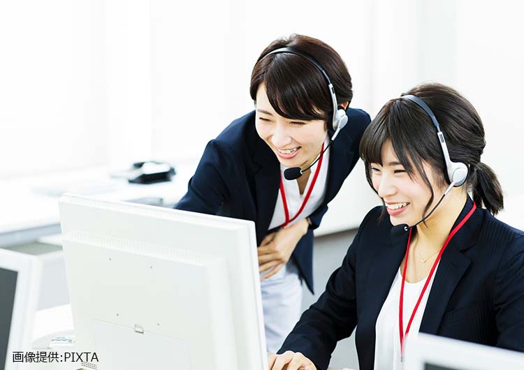 ◎笑顔の女性2名