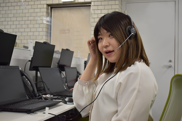★業務中の女性