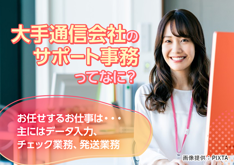 ◎　主にデータ入力、チェック業務、発送業務をお願いします！